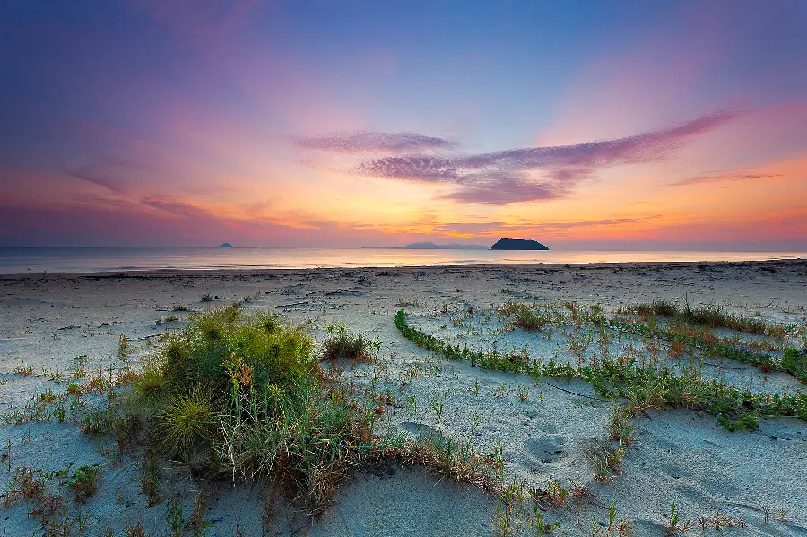 Beautiful seascape at sunset in high quality