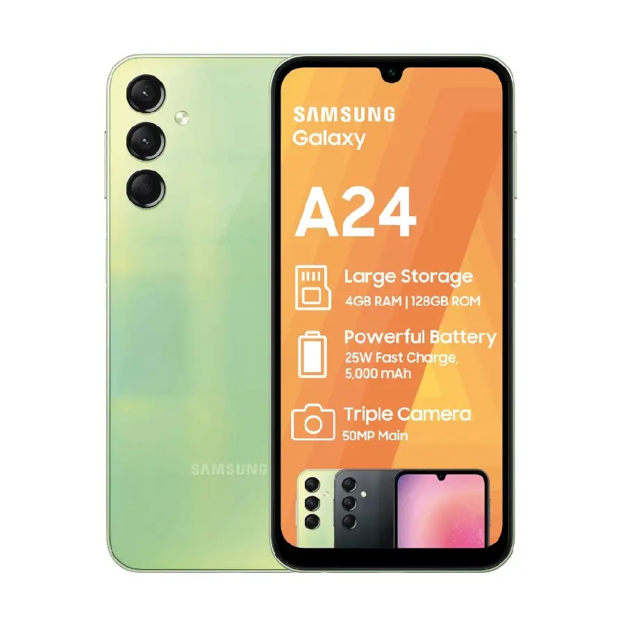 High quality green Samsung Galaxy A24 image