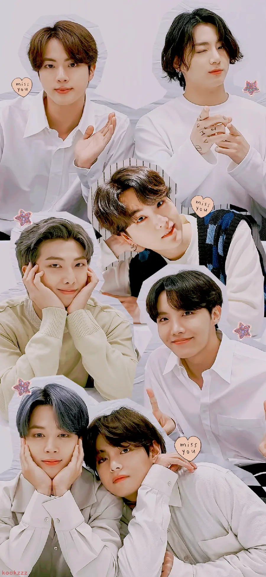 BTS design iPhone background and screen photo