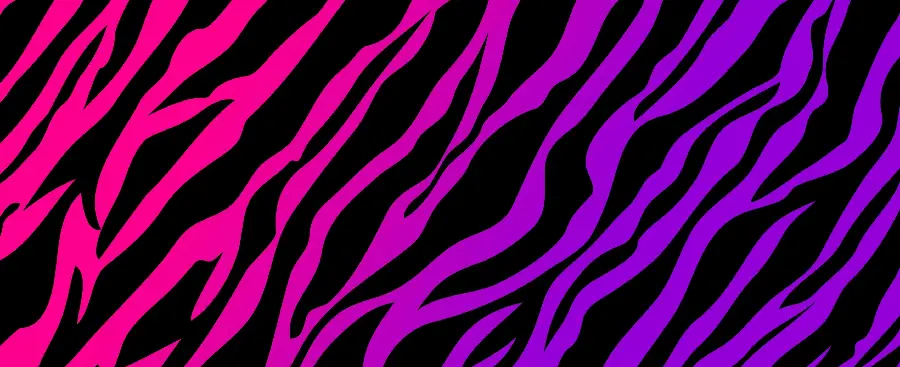 Stylish and special wallpaper of the tiger model with purple and red colors 
