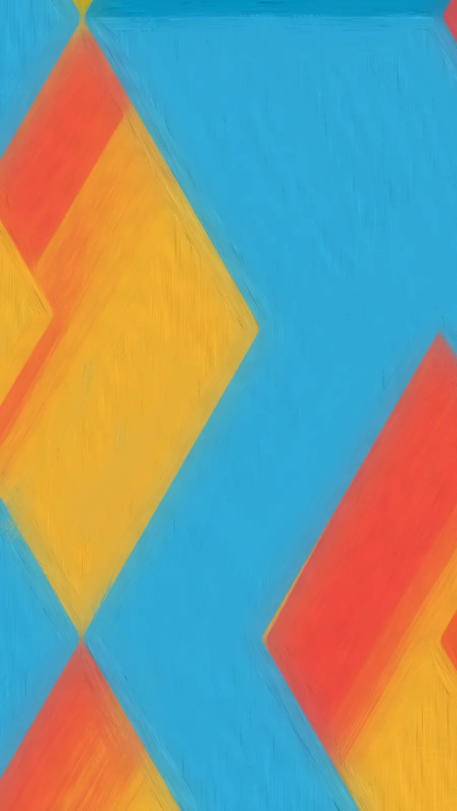 The most viewed Samsung Galaxy A25 wallpaper with geometric shapes and blue background