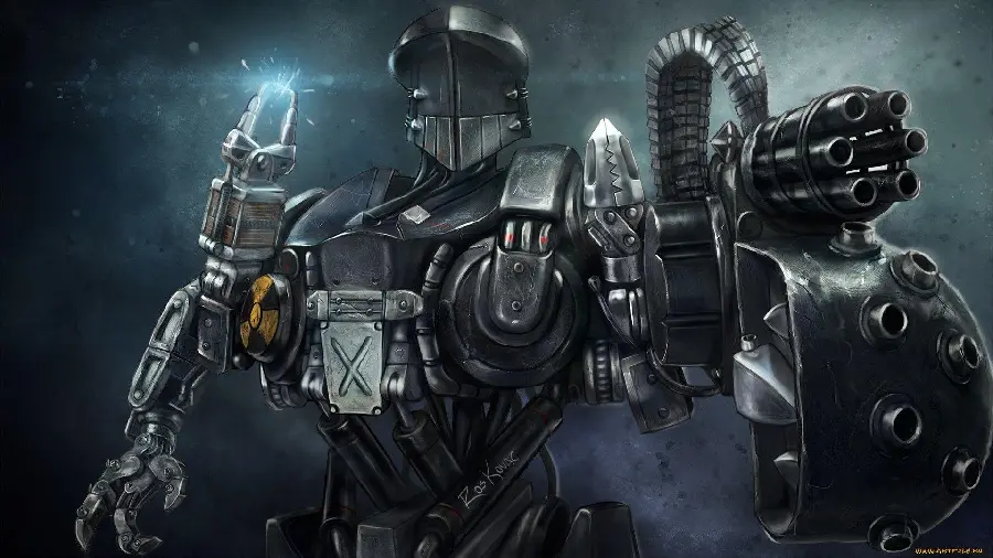 Cool and strong robot from the famous Transformers movie series