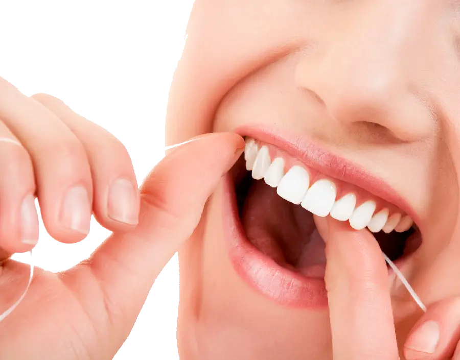 PNG image of white and healthy teeth for banner printing for dental decoration 