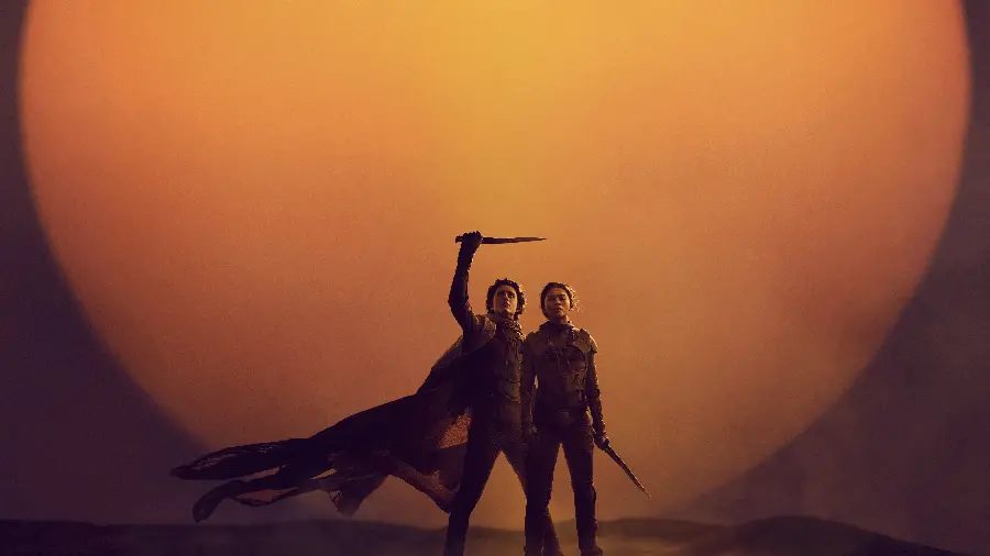 Wallpaper of the famous American film Dune 2