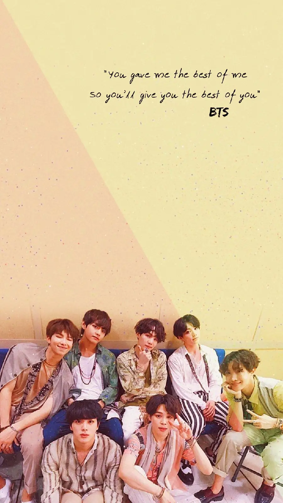 Background image of Korean boy group BTS