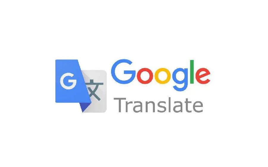 Download wallpaper with the Google Translate logo on a white background
