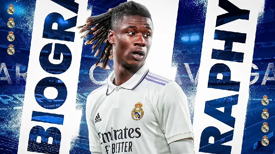 High-quality pictures and biography of Eduardo Camavinga, a professional football player