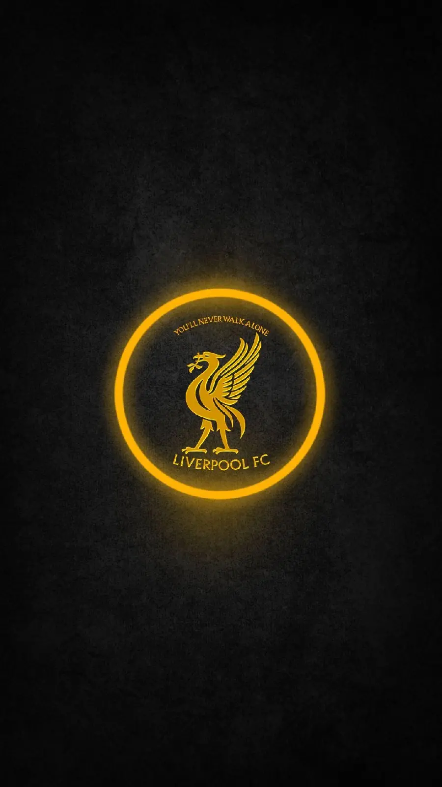 Stylish and unique wallpaper of the logo and symbol of the English club Liverpool suitable for phones