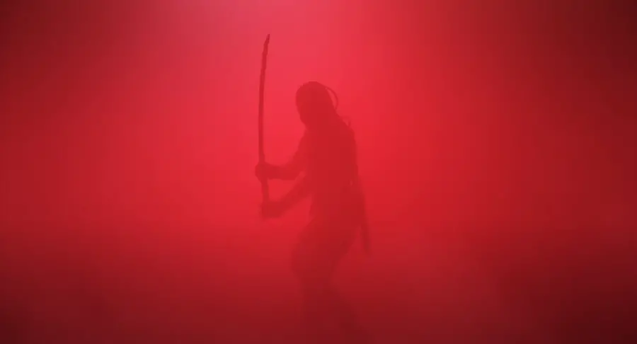 Download the scary picture of Michonne with the famous sword in the Walking Dead series 