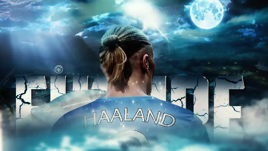 The most dreamy profile picture of Erling Haaland, the Norwegian player 