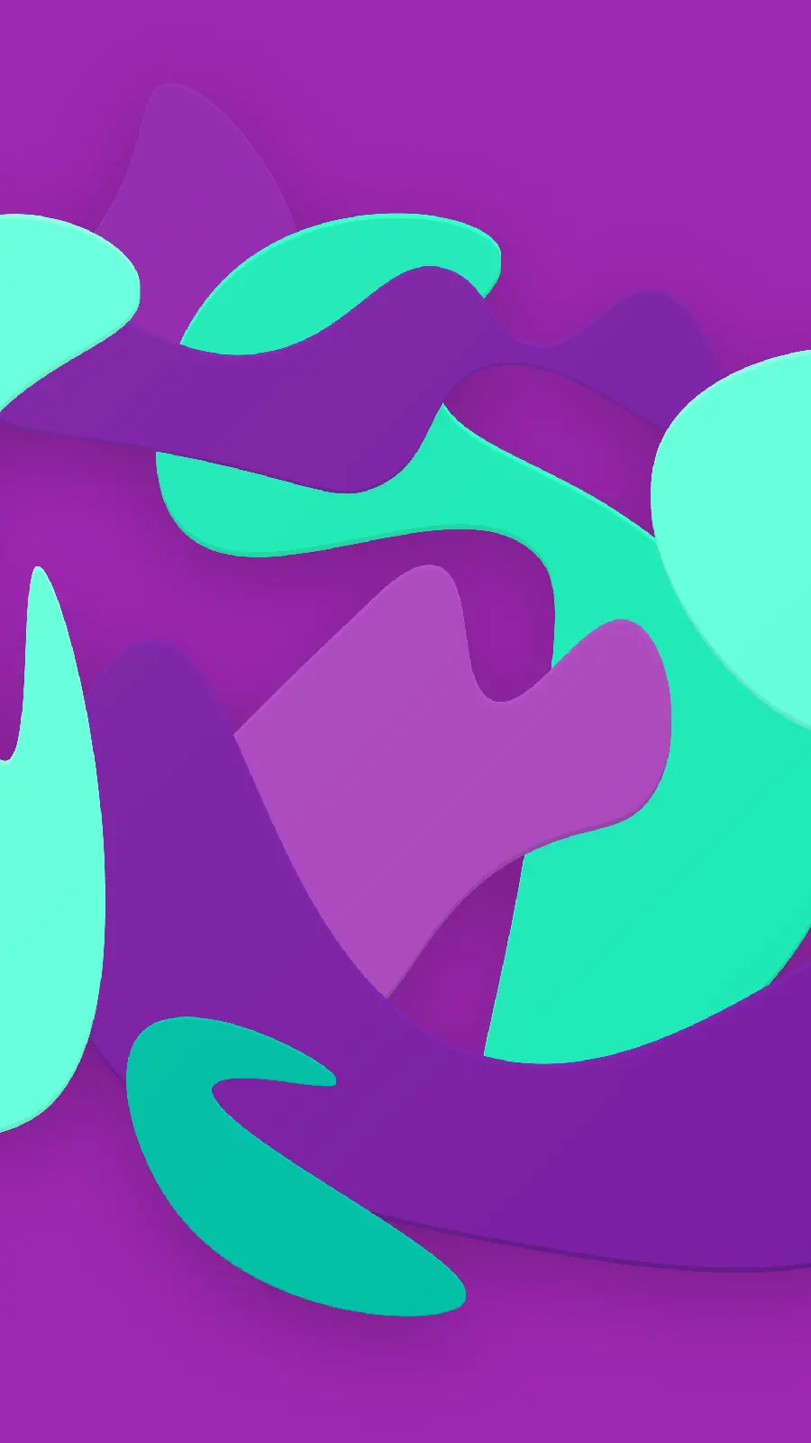 Green Purple Khosgol Wallpaper for Samsung Galaxy A15