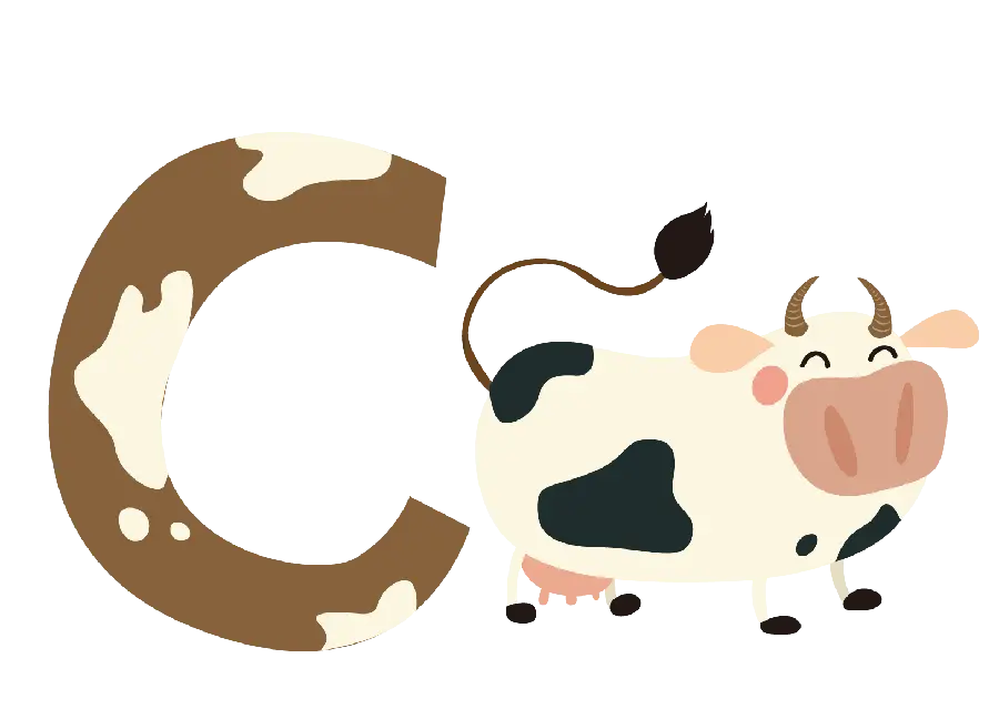 Free and cropped animated and cartoon cow PNG image