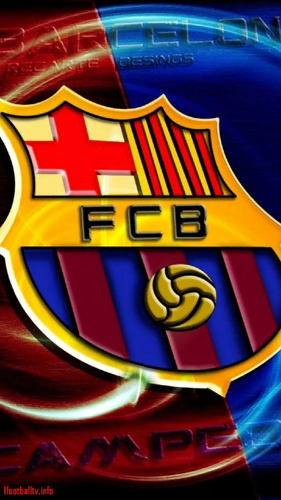 Barcelona Football Team Wallpaper for Phone and Tablet 