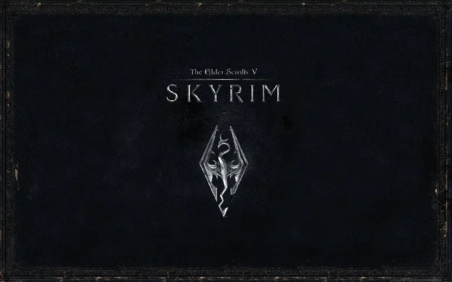 Wallpaper from a computer game in a dark theme for free