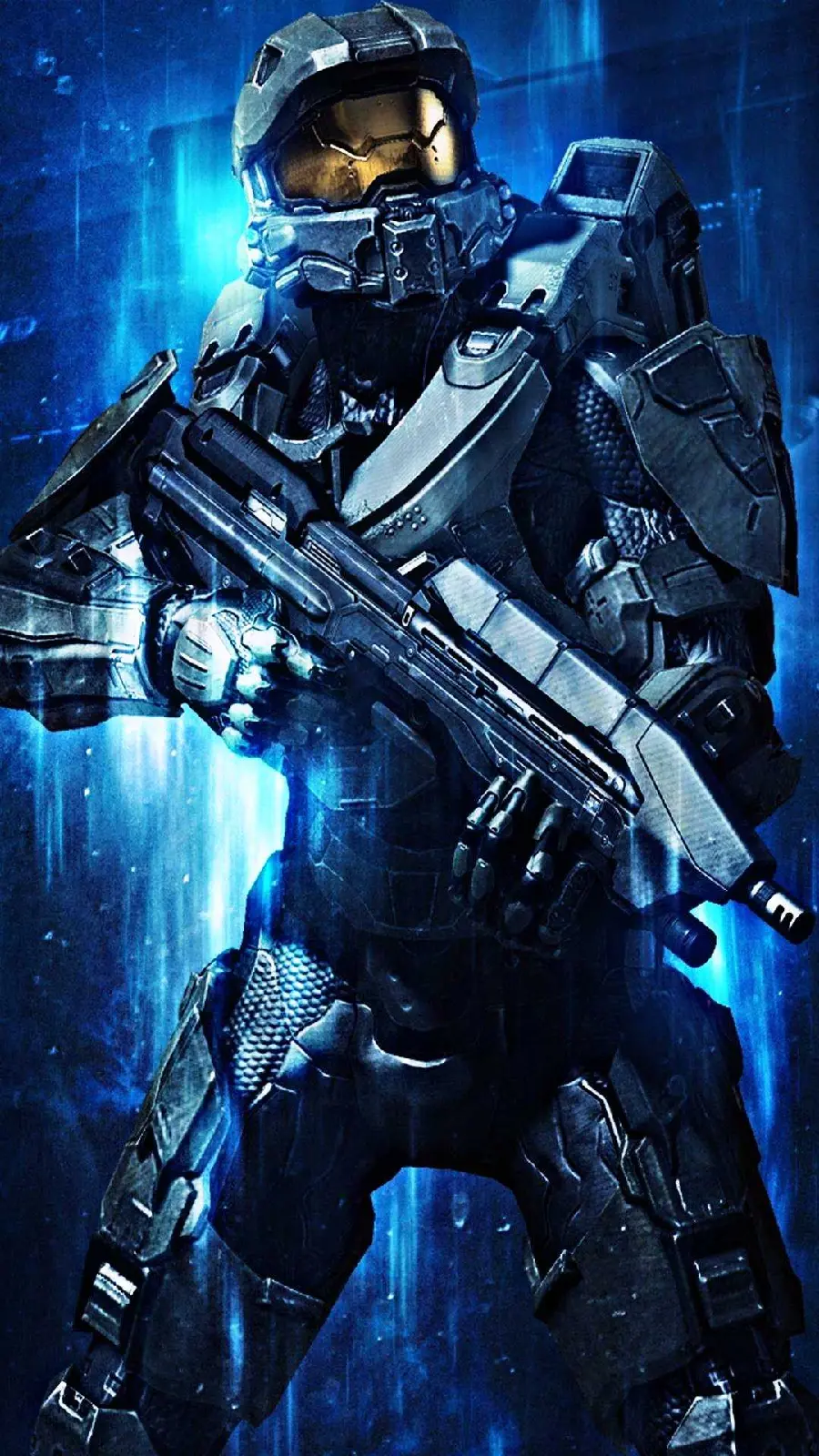 Stylish Master Chief Wallpaper for Phone Lock Screen 