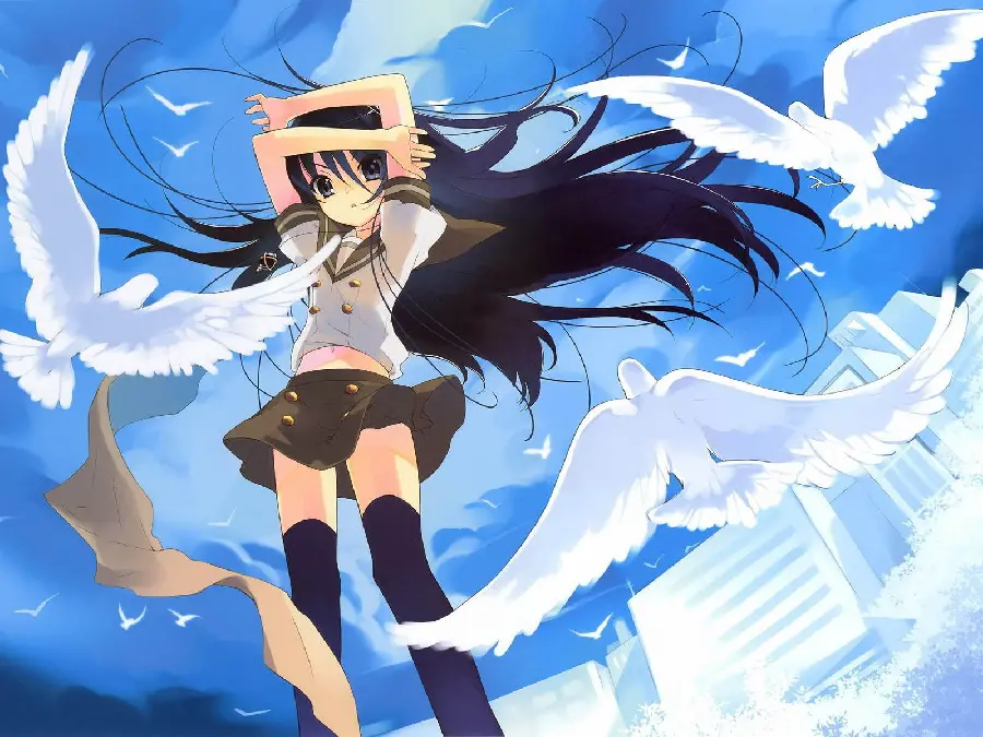 Girl's profile picture from the anime photo Flight of the White Swallows