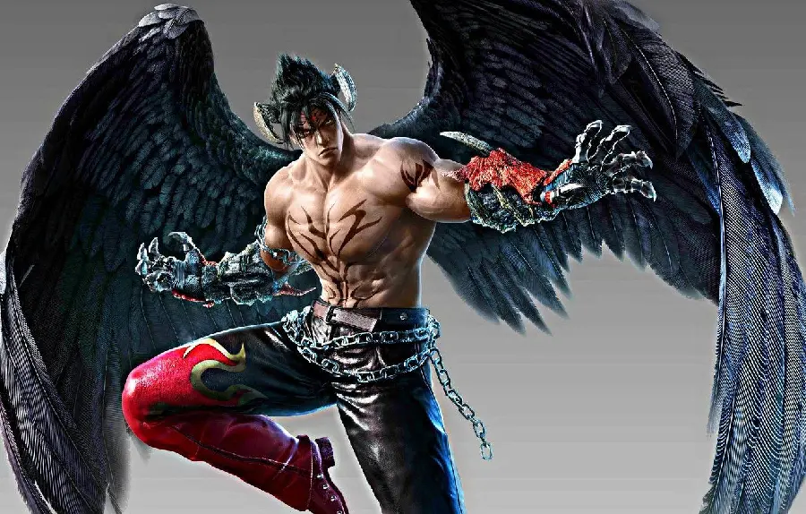 Background image of Tekken karate character Jin Jin Kazama