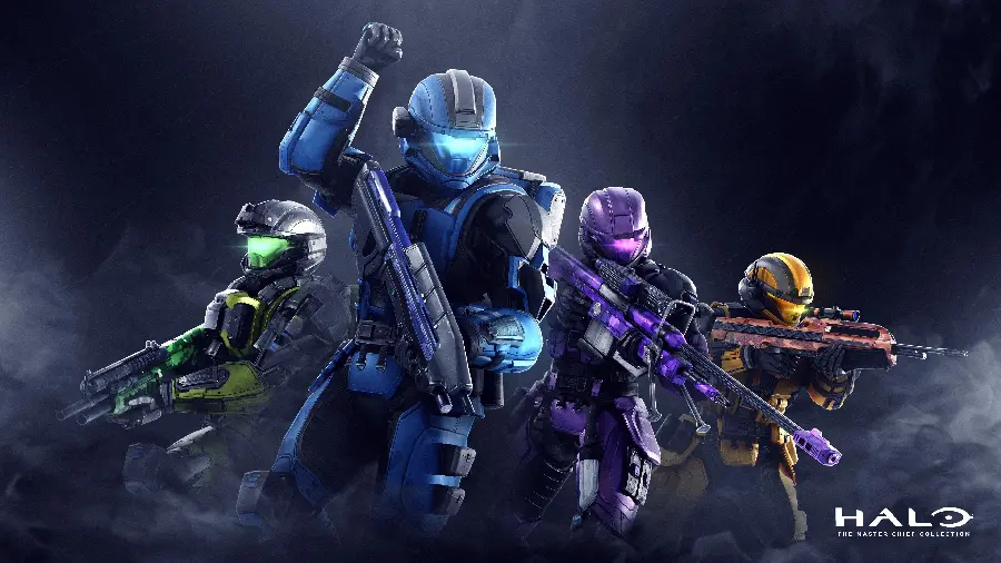 Photo of Master Chief, the player of the game Halo, one of the best sellers
