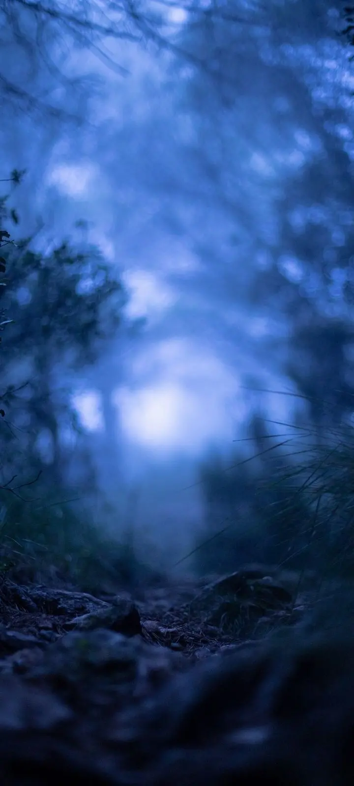 Attractive photo of a calm and cloudy blue night sky suitable for the Samsung Galaxy A05