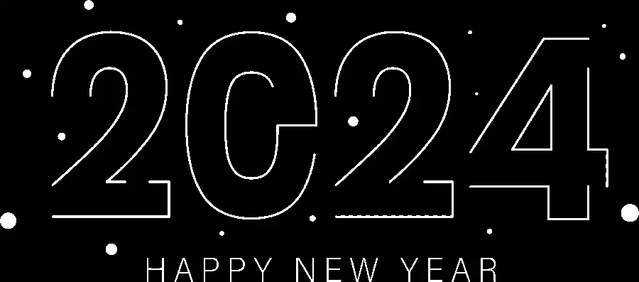 Photo Beautiful vector with a design of the new year 2024