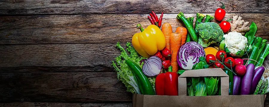 Beautiful and special photos of fruits and vegetables for writing text 