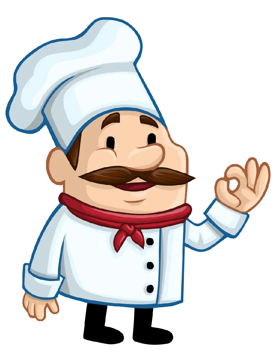 Teleported image of a restaurant chef png