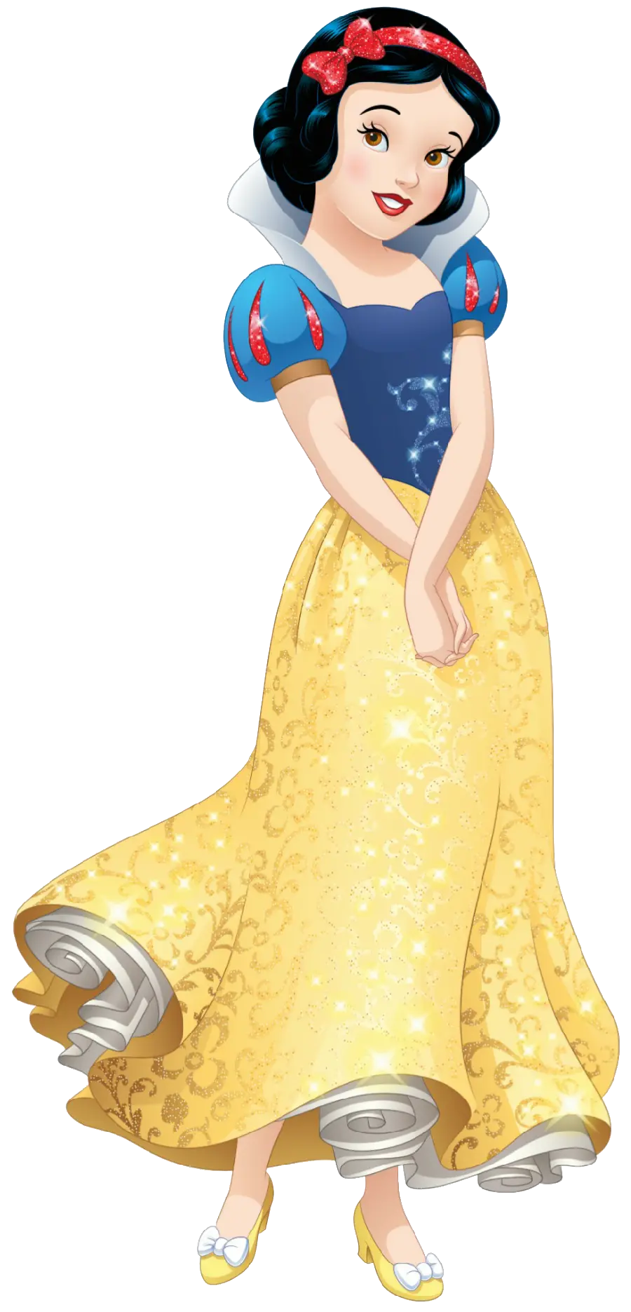 Download simple photo of the main character of the cartoon Snow White PNG