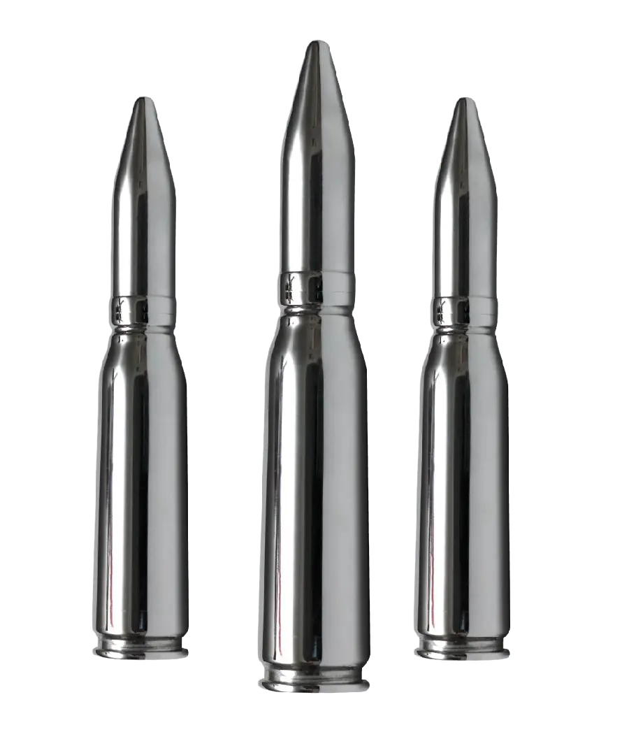 Photo of bullet holes and bullets in PNG format without background