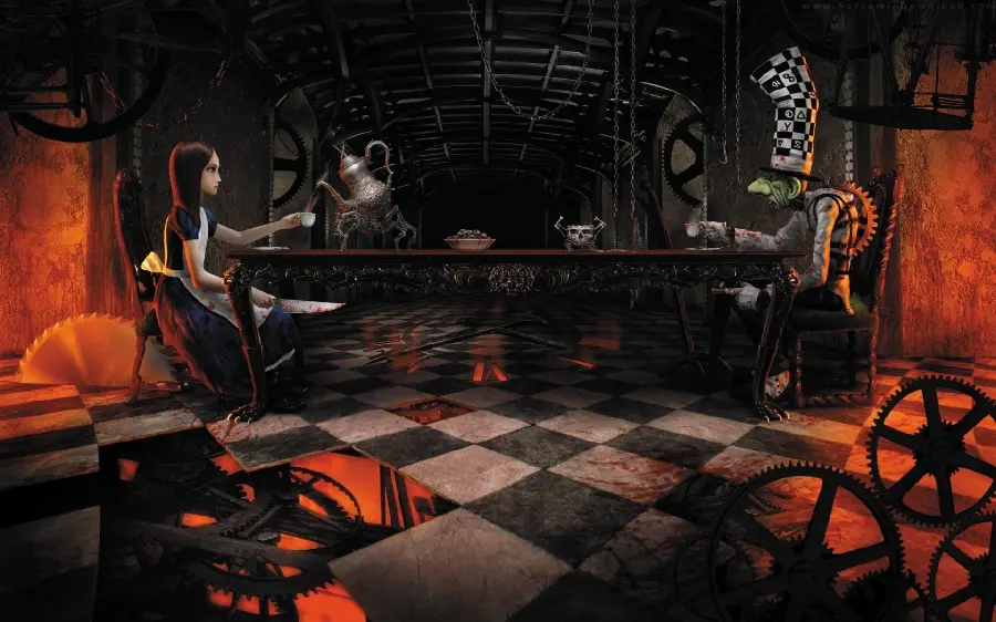 High resolution wallpaper from the computer game Alice Returns Madness