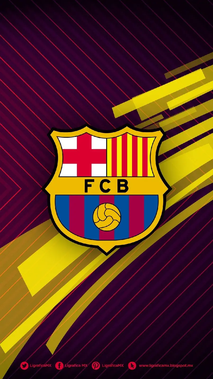 The latest Barca logo background image with FULL HD quality 
