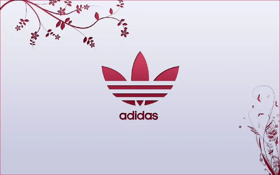 Download Adidas Original Logo with Pink Theme