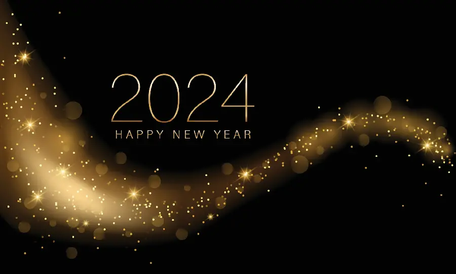 The most special image for New Year's greetings 2024 