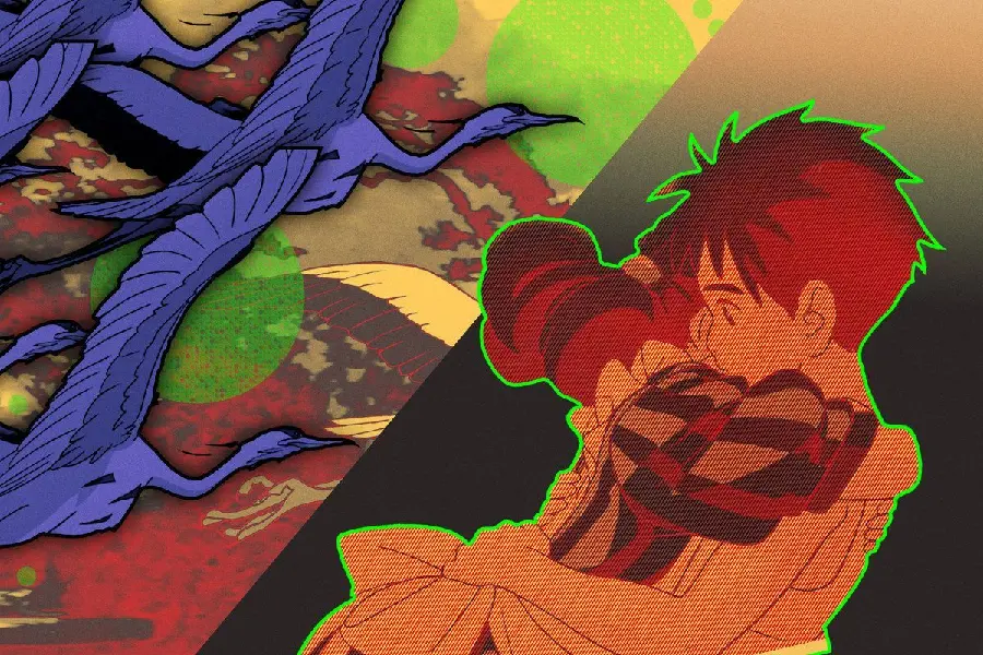 Photo of the Japanese animation The Boy and the Fishman suitable for advertising 