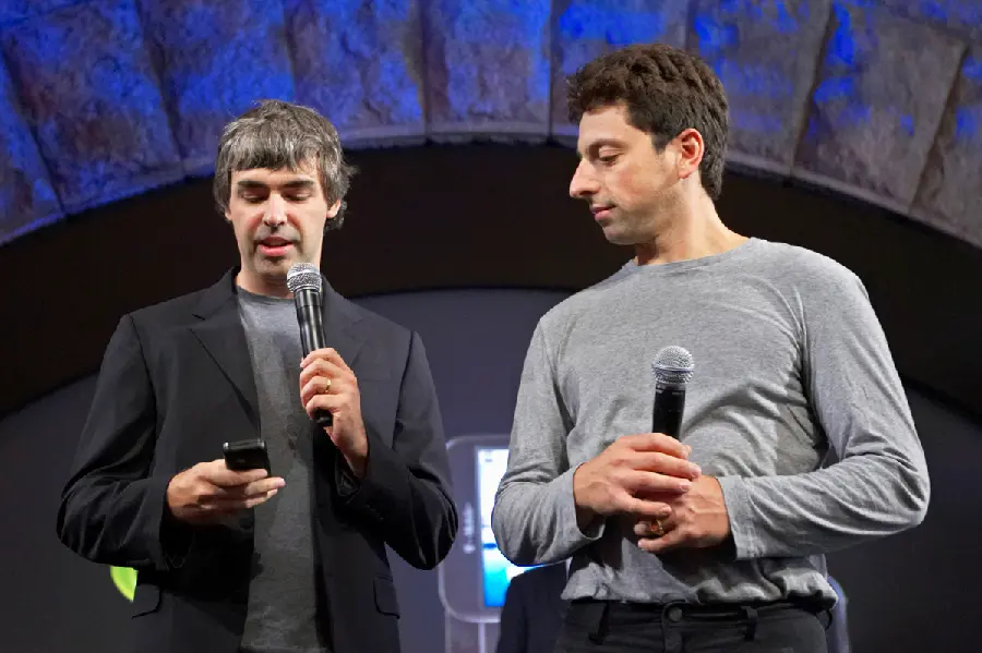 High Quality Larry Page and Sergey Brin Wallpaper