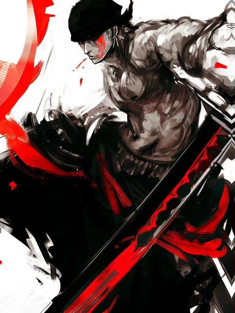 Full HD background of Roronoa Zoro, a Japanese character