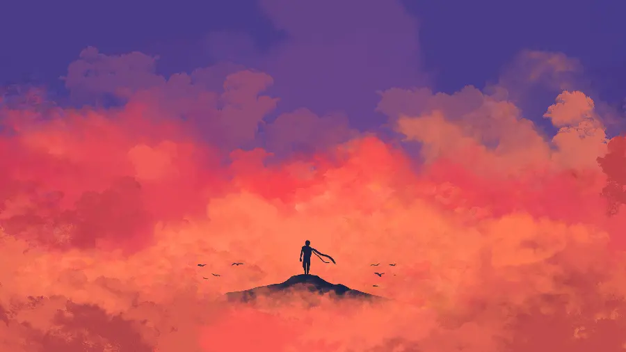 Background photo for boys' desktop in cool minimalist style