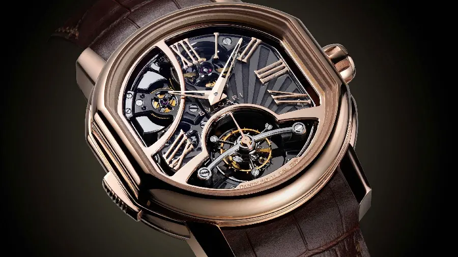 New and special background of the highest model of a stylish and luxurious watch 