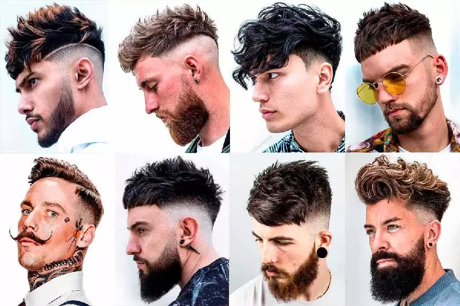 Download photos of several curly men's and boys' hairstyles 2024 and 1403