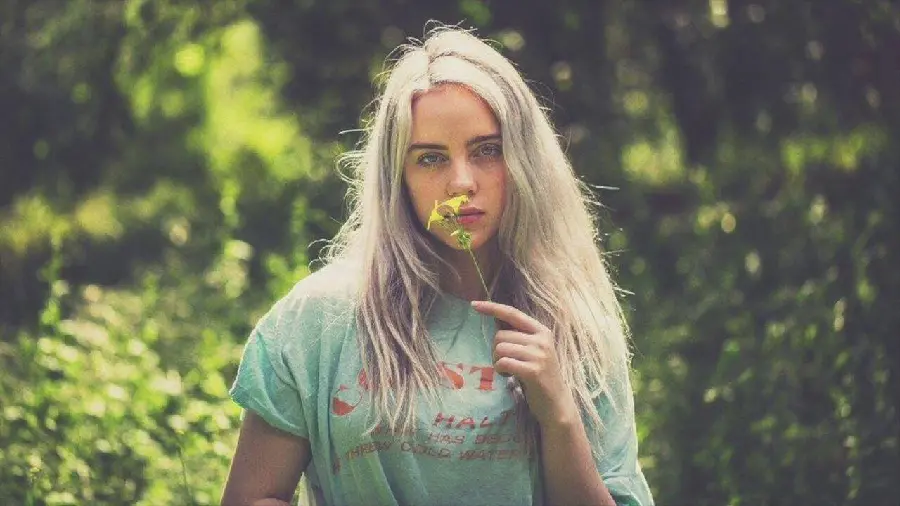 New photo of Billie Eilish, the controversial American singer 