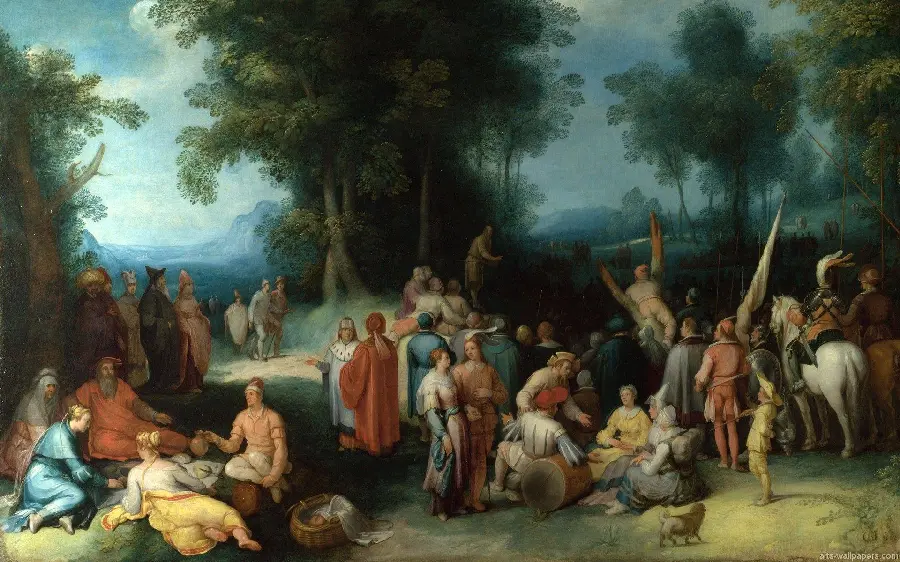 The most viewed photo of a classic and traditional old painting with full HD quality 