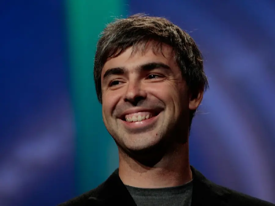 Photo of Larry Page on a background of Folio in full HD quality