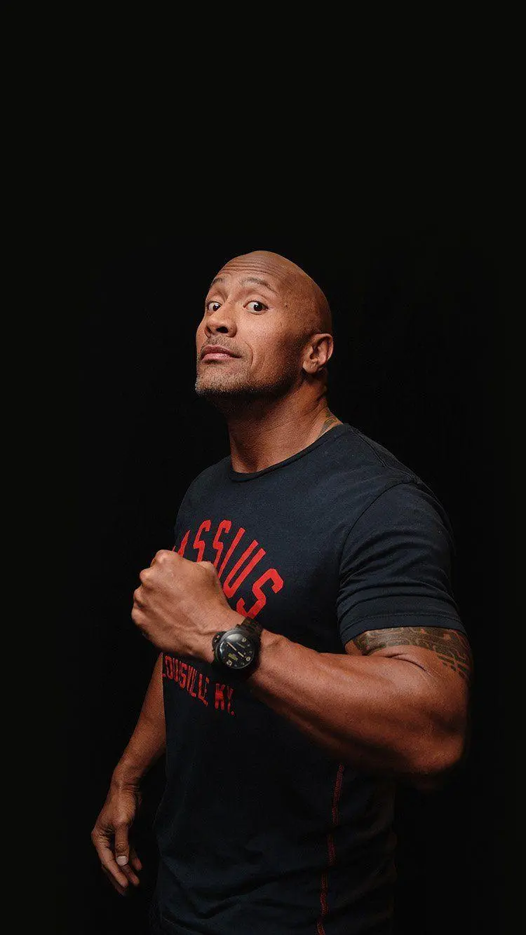 Wallpaper of Dwayne Johnson, an American Canadian producer