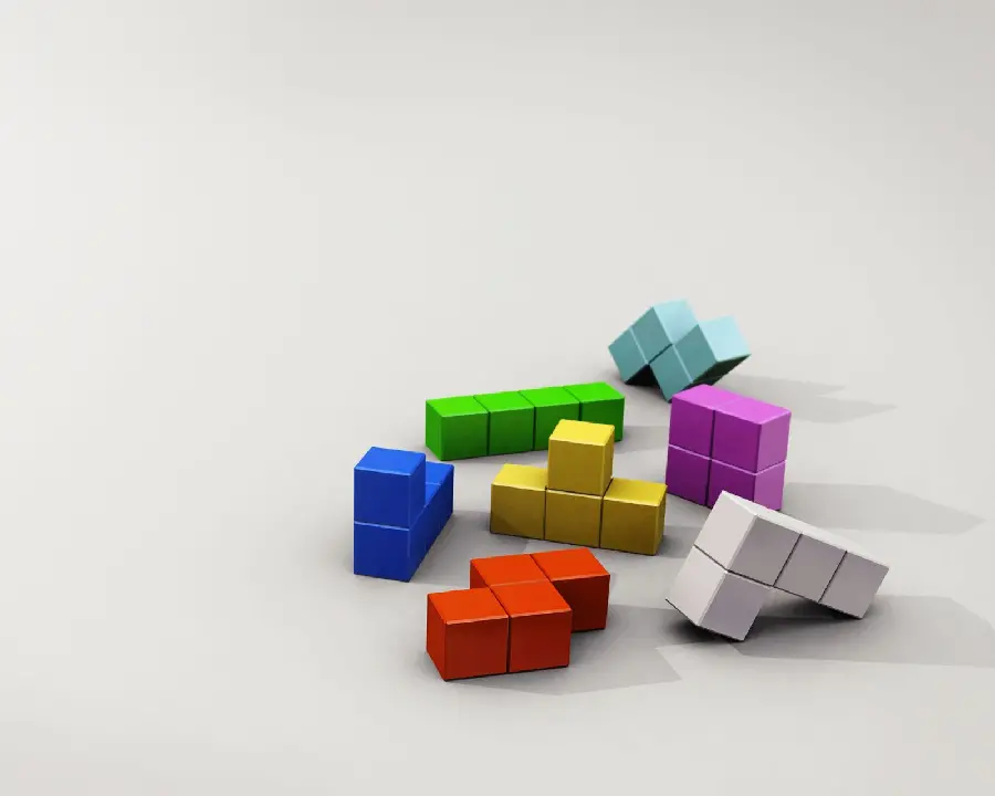 Beautiful wallpaper of building blocks Colorful Building High Quality 