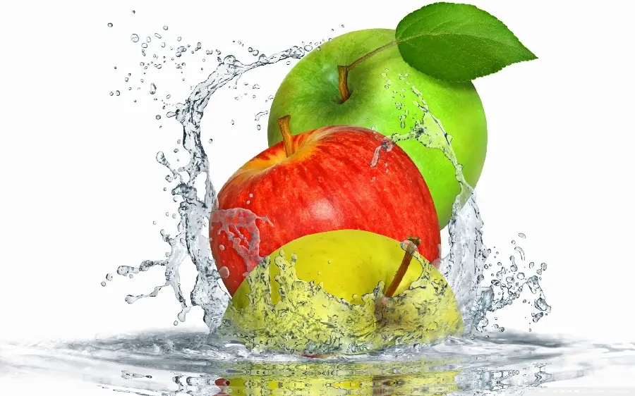 Selected wallpaper 2023 Graphic design of sour and delicious apples with different colors 