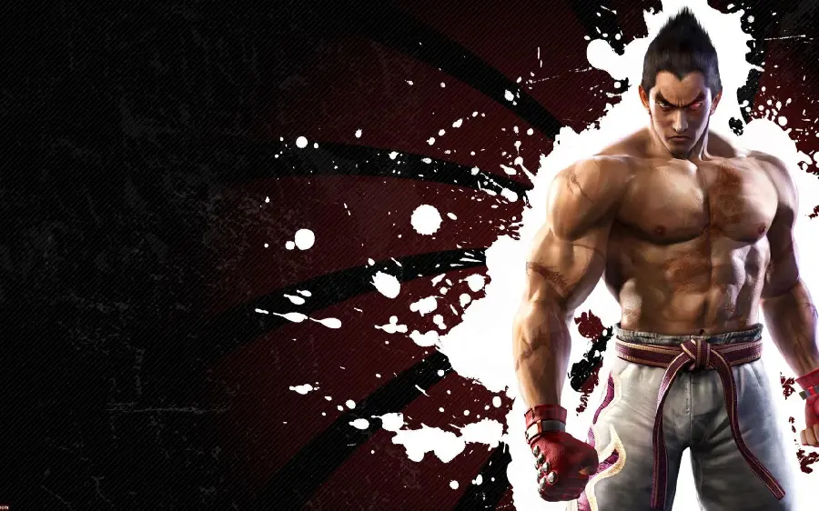 White Background Photo of Kazuya Mishima