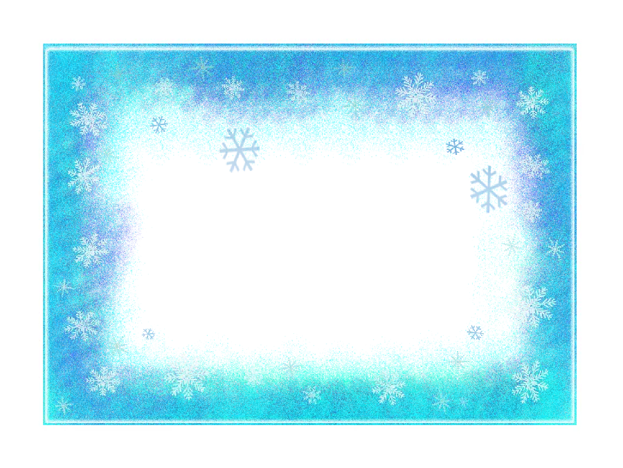 Download PNG image as a telephoto frame with a beautiful winter theme