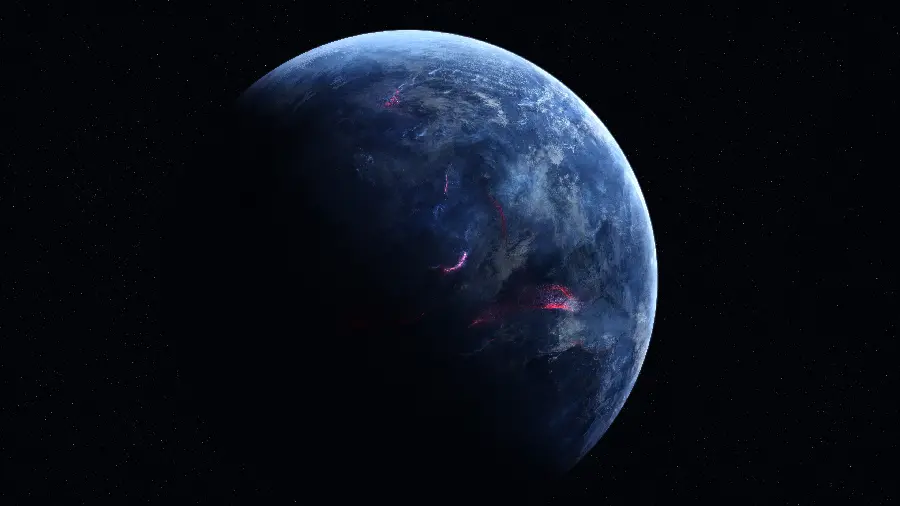 Wallpaper photo of the Earth in a black and white background with excellent quality