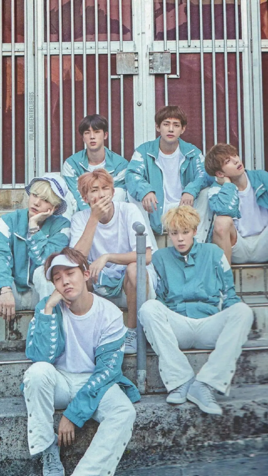 The most handsome BTS group photo for iPhone profile and background 