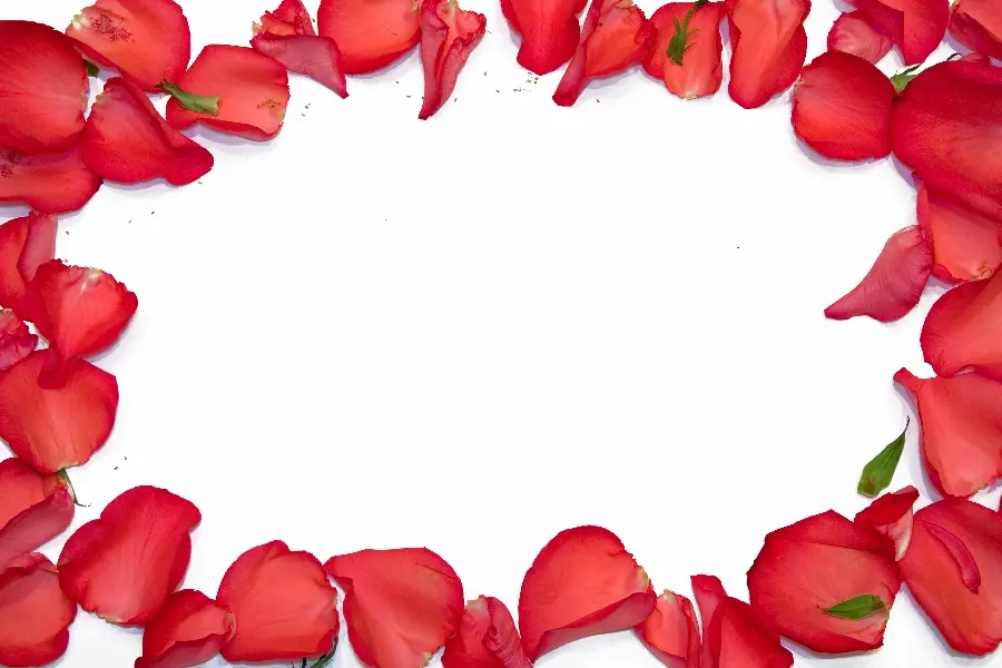 Love frame and template for Valentine's Day writing