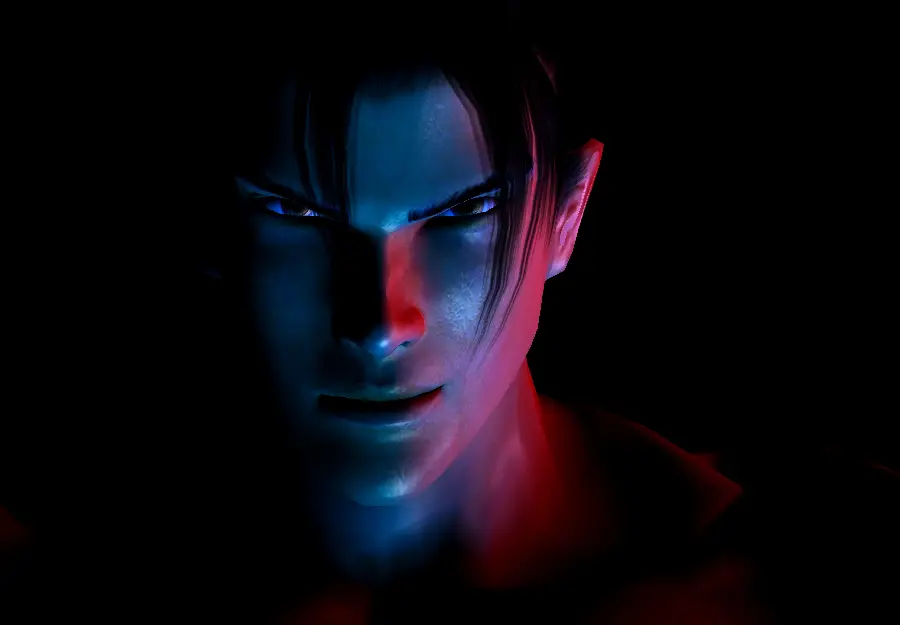 Download photo of Jin Kazama's face